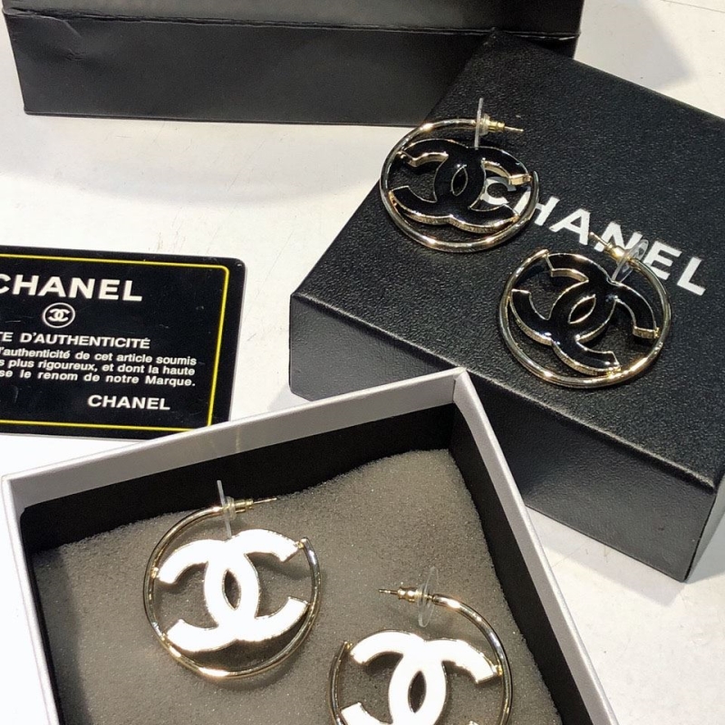 Ch*el earrings